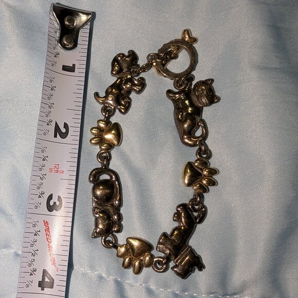 $3 with Bundle ~ Animal Lover Charm Bracelet 5081 - Picture 5 of 5